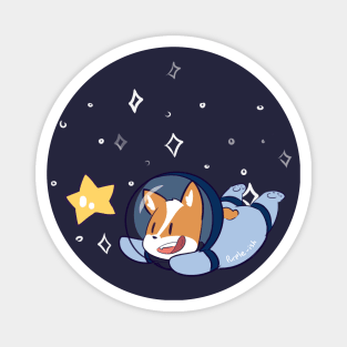 Space Corgi Magnet